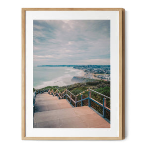 Coastal Walk | Bar Beach | Newcastle | Premium Framed Print