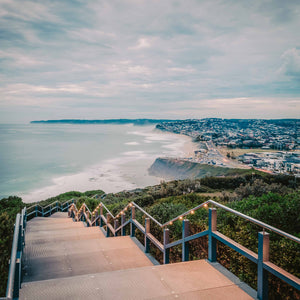 Coastal Walk | Bar Beach | Newcastle | Premium Framed Print