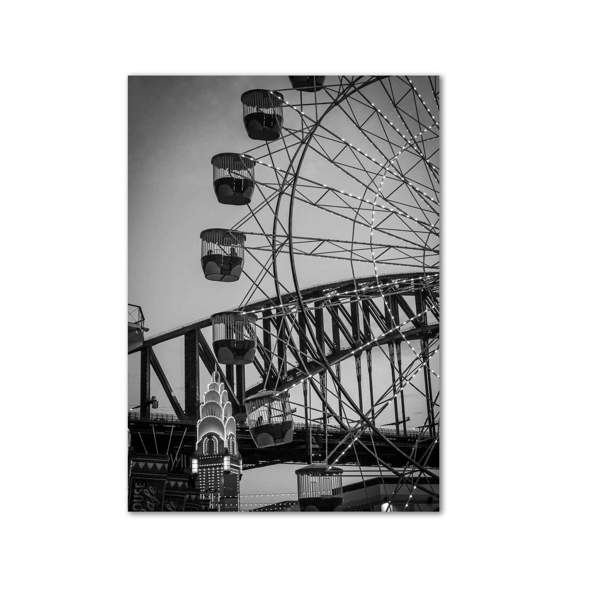 Sydney Harbour Bridge & Luna Park | Photo Art Print