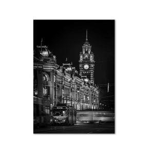 Black & White | Melbourne City Collection | Set of 6 | Photo Art Prints