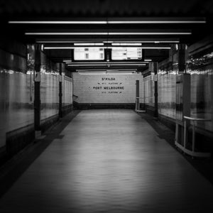 Set of 8 | Hosier Lane | Flinders St Station | Movida | Pelleginis | Black & White | Melbourne | Photo Art Prints