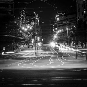 Set of 8 | Hosier Lane | Flinders St Station | Movida | Pelleginis | Black & White | Melbourne | Photo Art Prints