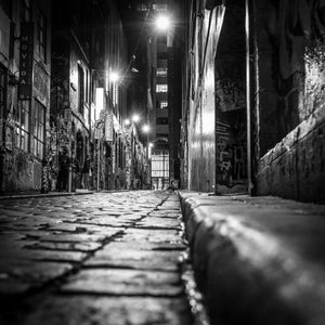 Set of 8 | Hosier Lane | Flinders St Station | Movida | Pelleginis | Black & White | Melbourne | Photo Art Prints