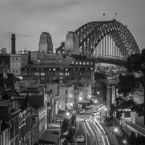 Black & White | Opera House | Luna Park | Harbour Bridge | Manly Ferry | The Rocks | Set of 8 | Sydney | Photo Art Prints