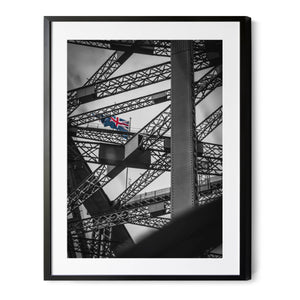 Flagged | Sydney Harbour Bridge | Premium Framed Print