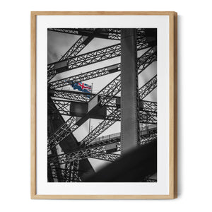 Flagged | Sydney Harbour Bridge | Premium Framed Print