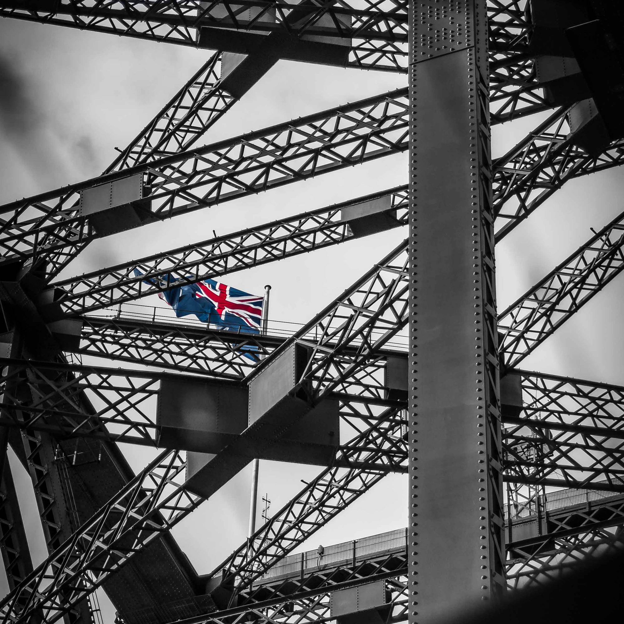 Flagged | Sydney Harbour Bridge | Premium Framed Print