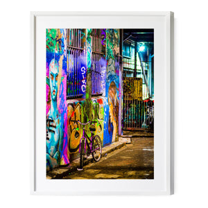 The Bike | Hosier Lane | Premium Framed Print