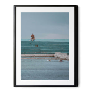 In The Bleachers | Premium Framed Print