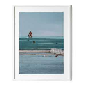 In The Bleachers | Premium Framed Print