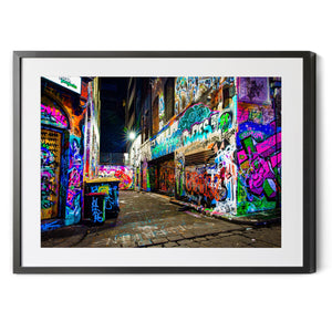 Hosier Lane Street Art | Premium Framed Print