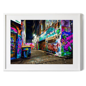 Hosier Lane Street Art | Premium Framed Print