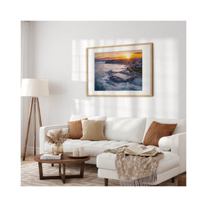 Newcastle NSW Sunset | Premium Framed Print