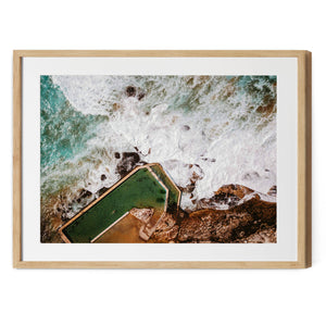 South Curl Curl Ocean Pool | Premium Framed Print