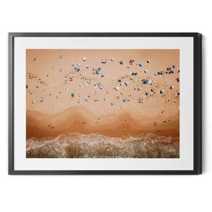 Summer Beach Time | Copacabana Beach | Premium Framed Print