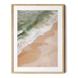 The Lone Fisherman | Premium Framed Print