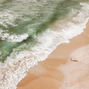 The Lone Fisherman | Premium Framed Print